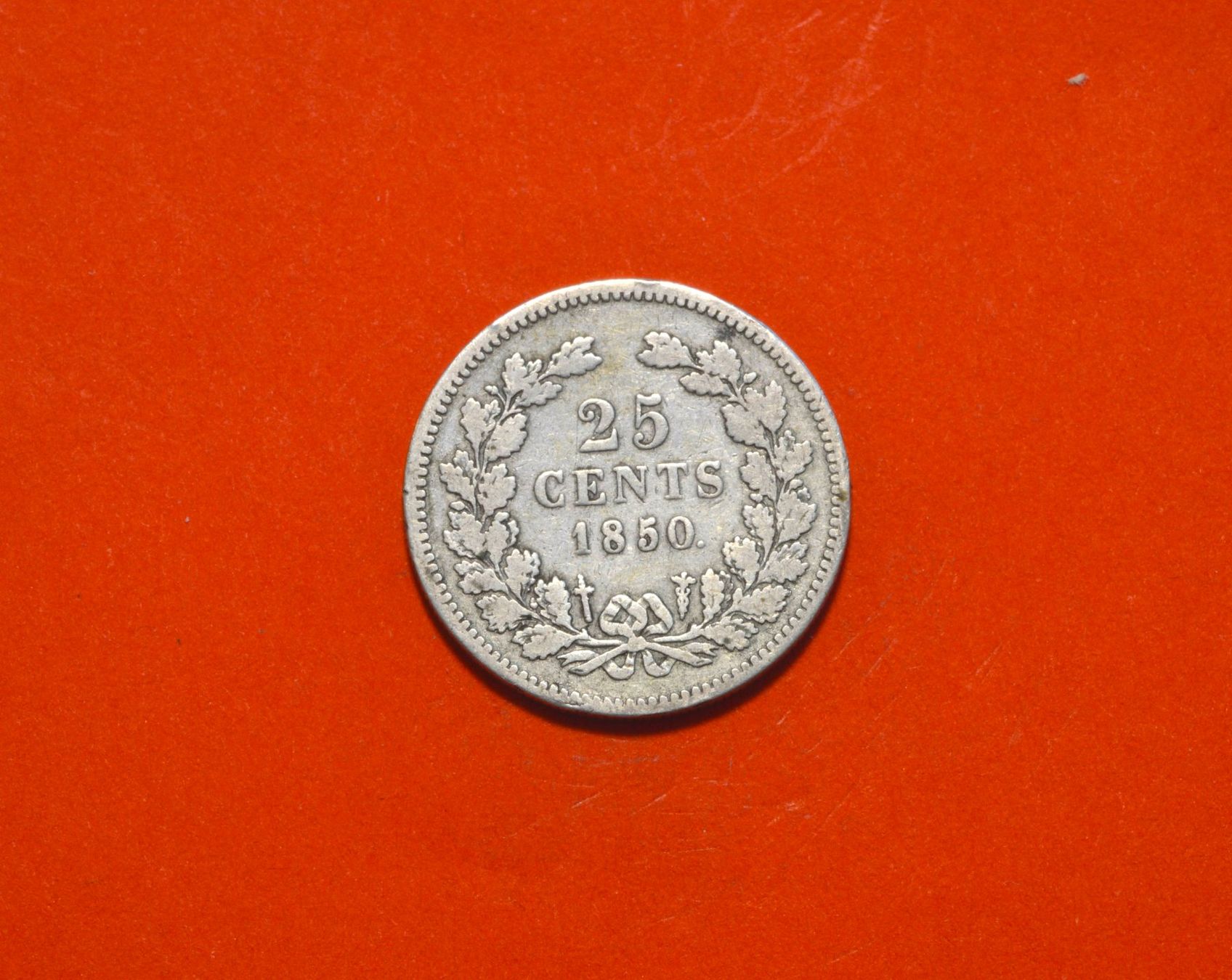 Alle Münzen: Niederlande 25 Cent 1850 – Gebraucht aus Oberglatt ZH von dil_85sh 3