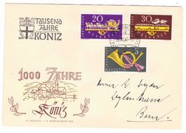 Lettre de Köniz BPA A488 pour Bern le 28.VII.49