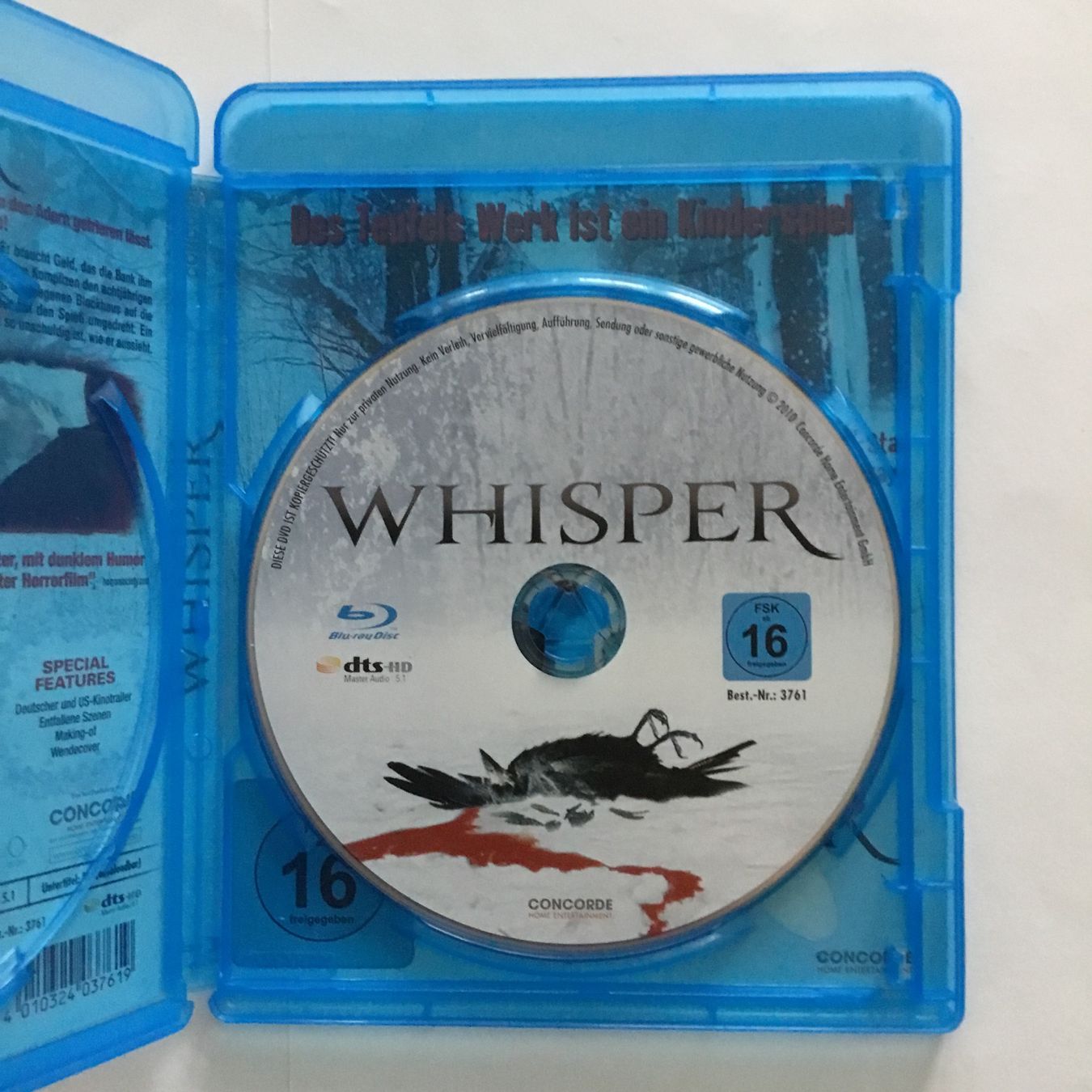 Tutti i DVDs: Whisper Blu Ray Vergriffen Rarität – Nuovo (secondo la descrizione) da Blauen venduto da sternchen66 2