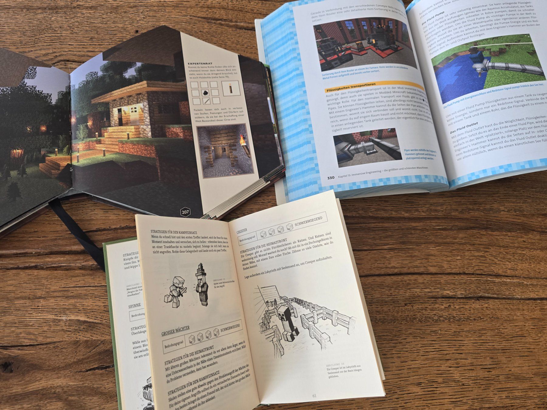 Libri: minecraft Handbücher und Baupläne 3 Bücher – Usato da Untersiggenthal venduto da fantail 4