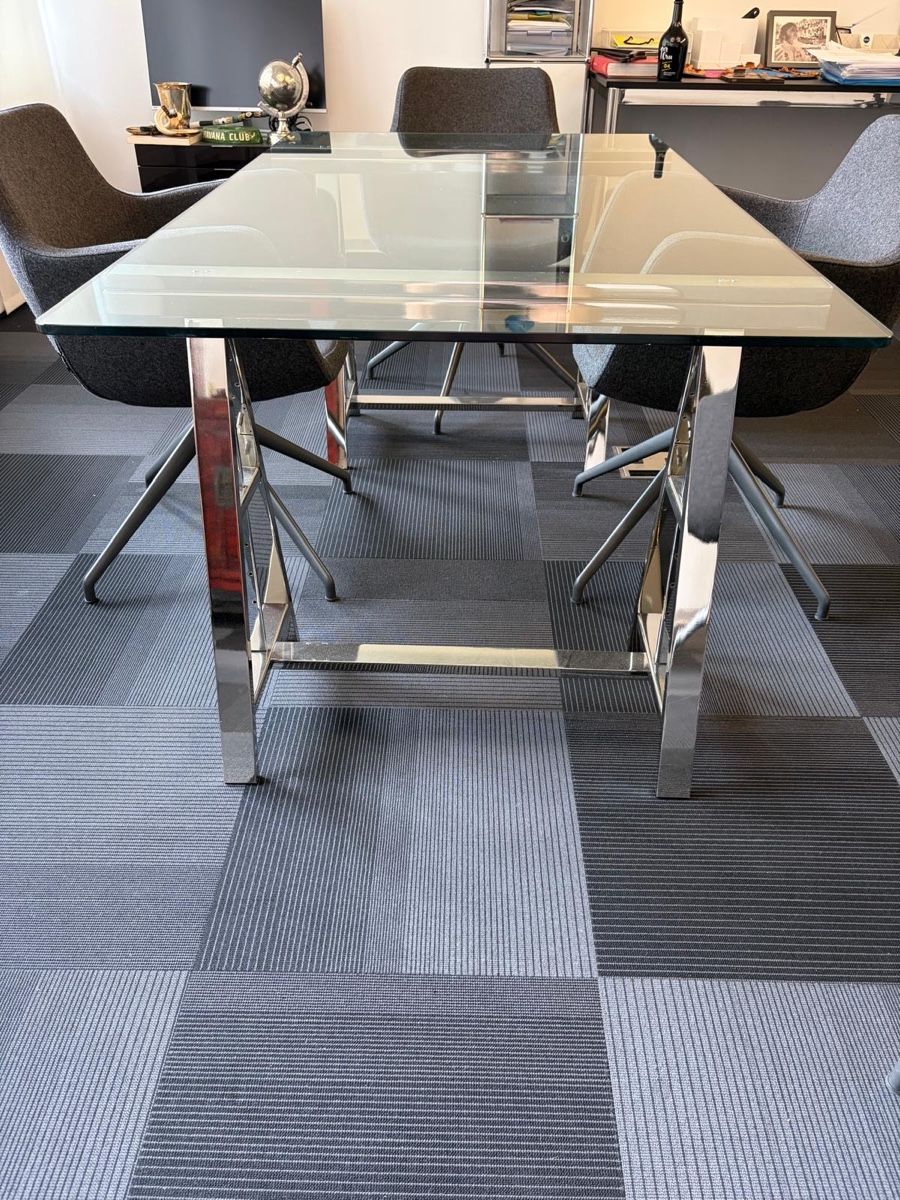 Set di tavolo e panche: Glastisch mit Stühle – Usato da Zollikon venduto da sarosco 9