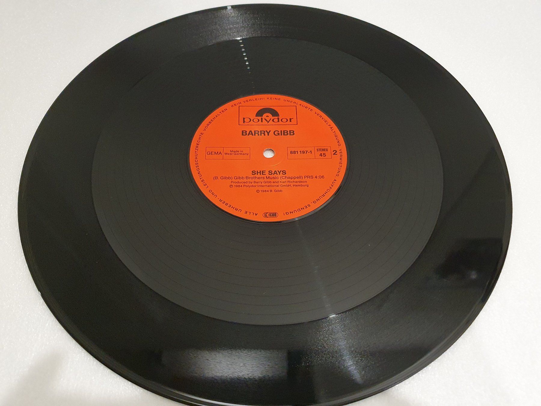 Dischi in vinile: Barry Gibb – Shine, Shine – Usato da Uster venduto da Vinyl-Leidenschaft 7