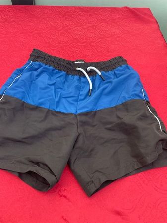 Junge Badehose blau/schwarz (14) 164 Marke RR