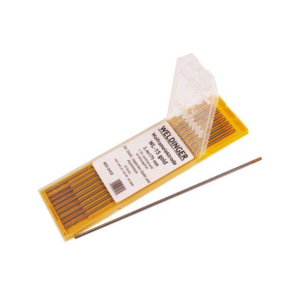 Saldatori: WIG-Wolframelektroden WL-15 gold, verschiedene Durchmesser – Nuovo e nell'imballaggio originale da Thayngen venduto da bvo_q7hw 1