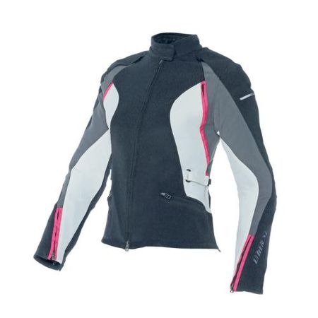 Dainese Damen TEX Jacke ARYA - schwarz-grau-rosa (Grösse...