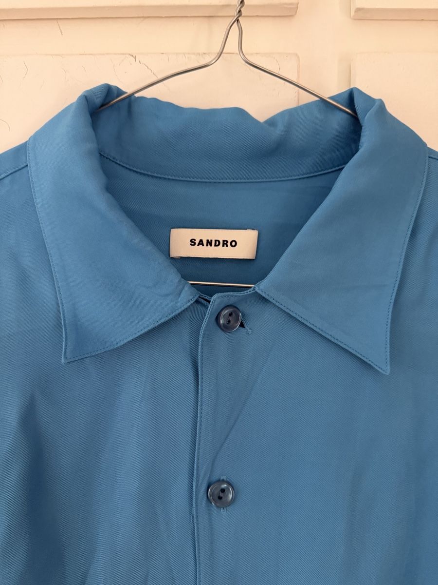 Sandro Hemden: Camicia Sandro uomo blu taglia L nuova – Neu (gemäss Beschreibung) aus Lugano von can_xdd8