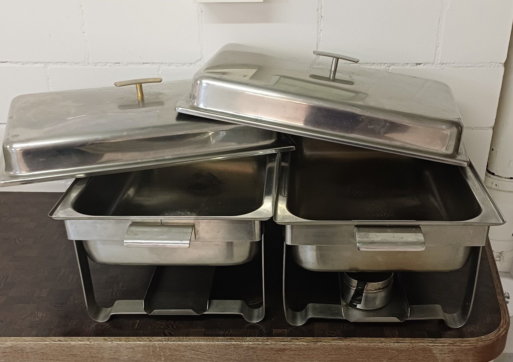 Cucine complete: 2x Warmhaltebehälter Edelstahl für Buffet – Usato da Uster venduto da frauke82