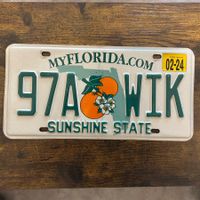🇺🇸 U.S. Autoschild - Florida 97A WIK - ORIGINAL