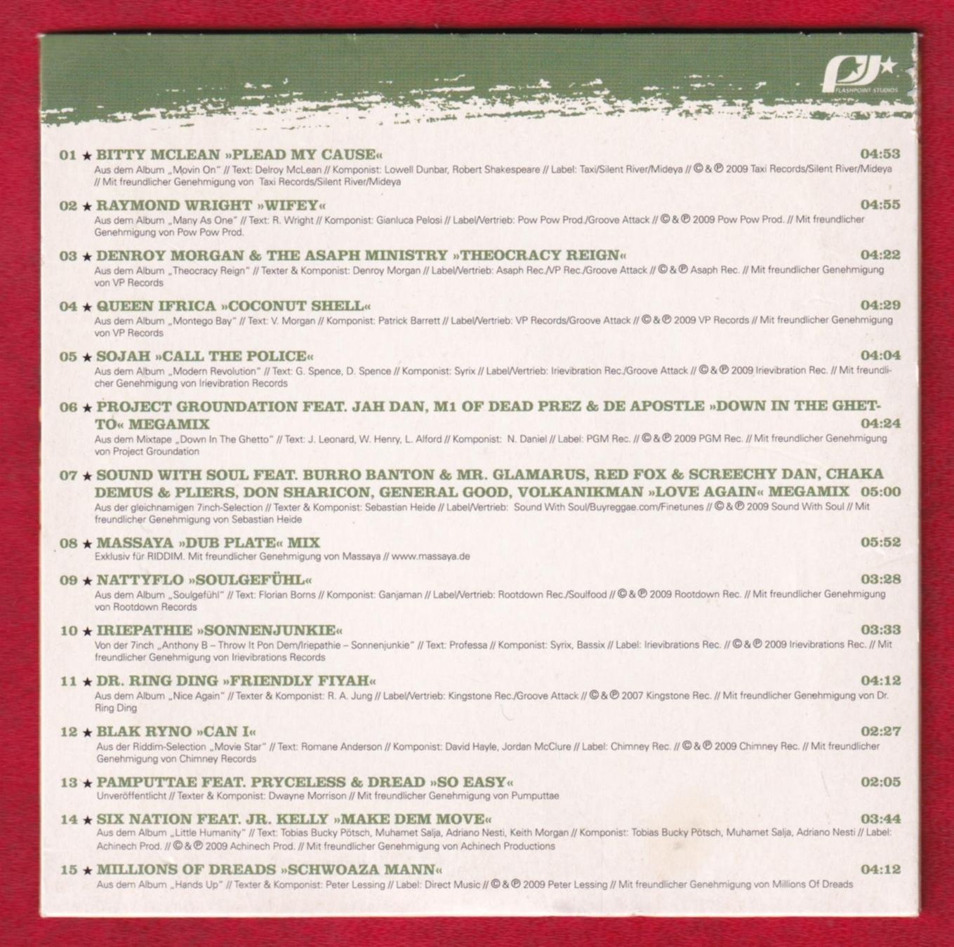 CD: Riddim CD #44 - Various Reggae (CD) – Usato da Zürich venduto da Pfluftl2000 1