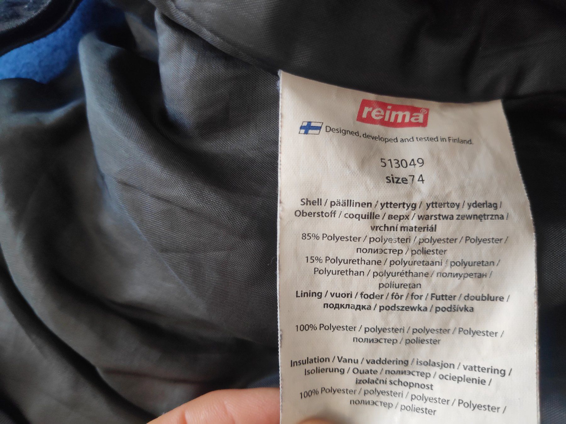 Reima Pantaloni: Skihose 74 Reima schwarz – Usato da Ostermundigen venduto da abracadabra16 4