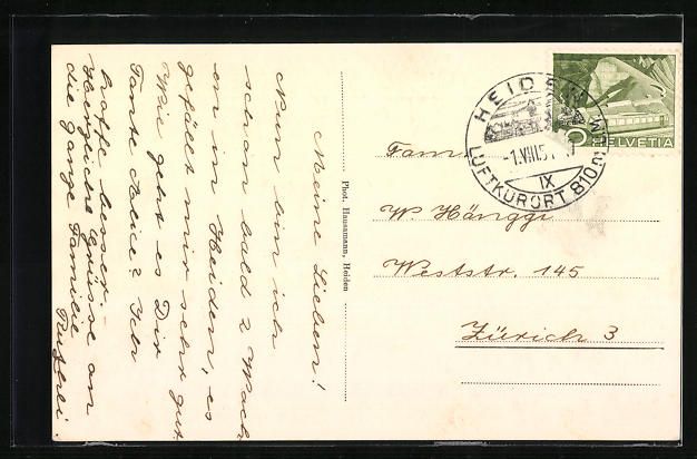 Cartes postales: AK Heiden, Gesamtansicht, 1951 – D'occasion à Berlin par bartko-reher 1