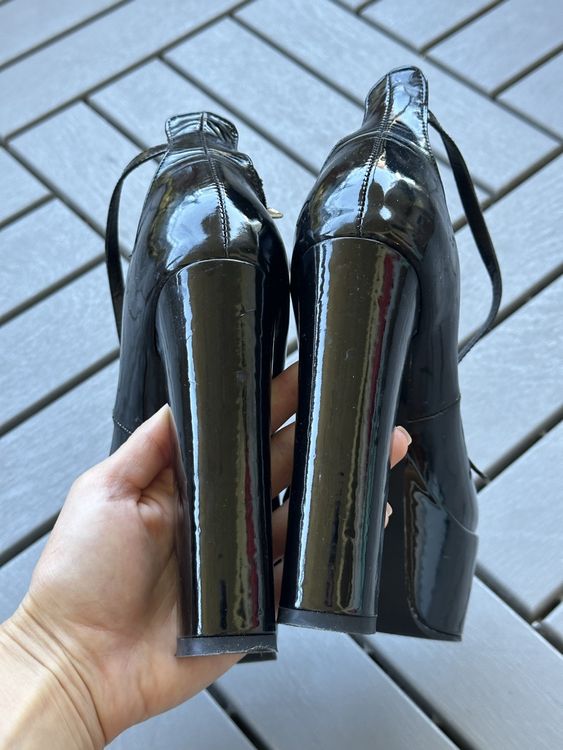 Chaussures femmes: Plateaupumps Größe 38 Lackleder – D'occasion à Glattbrugg par pys_wh62 5