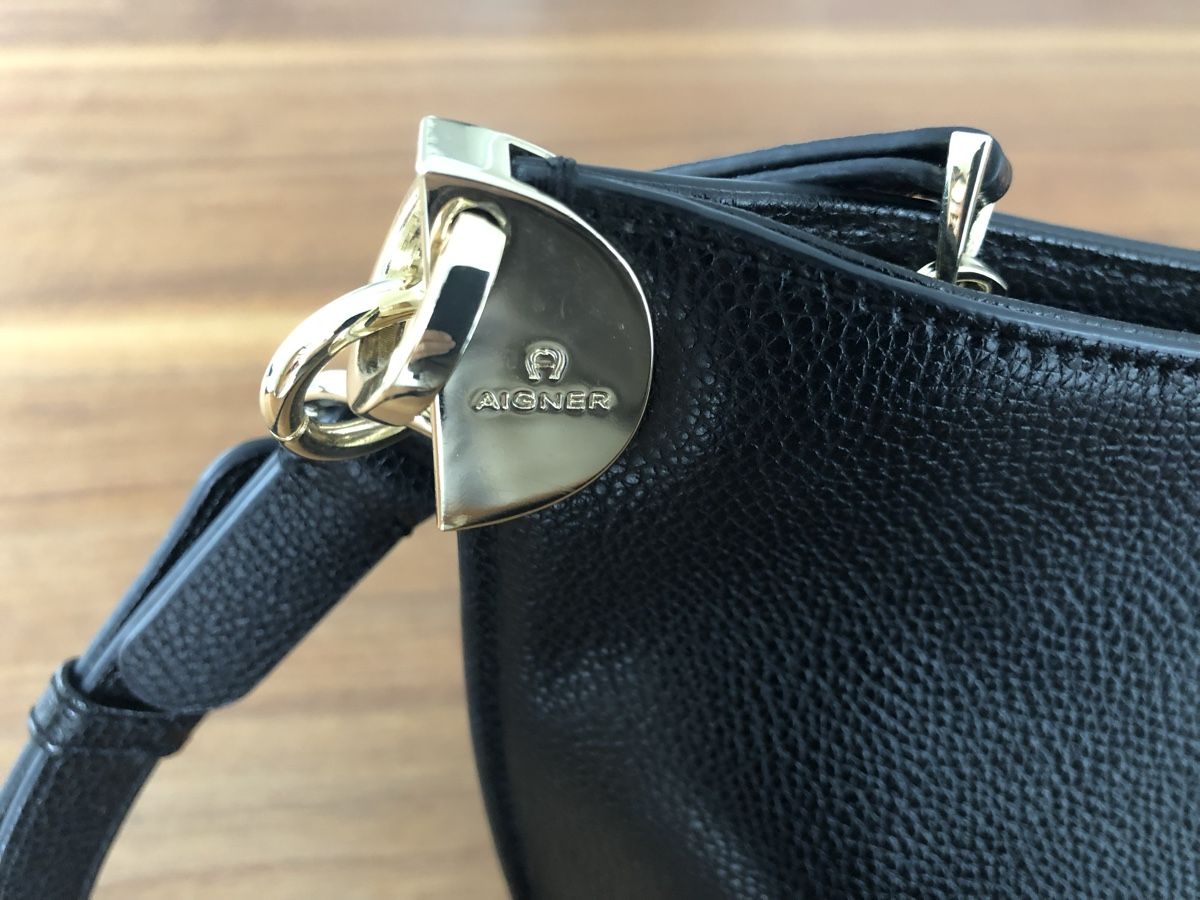 Aigner Taschen für Damen: Aigner Umhängetasche schwarz – Neu (gemäss Beschreibung) aus Kastanienbaum von Likuliku 4