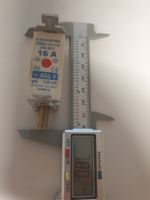 Sicherung Schmelzsicherung 16A 400v DIN 00 gG Patrone 120kA