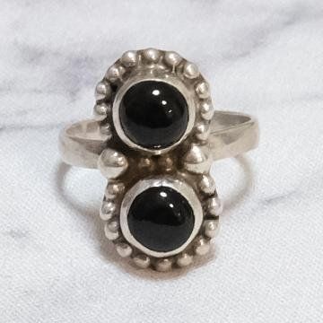 Anelli: Silberring Onyx Vintage – Usato da Zürich venduto da Melody2000 8
