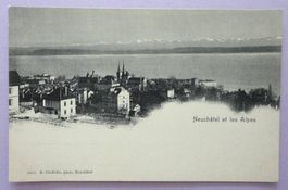Neuchâtel et les Alpes