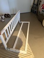 Schutzgitter Bettgitter weiss Metall Kinderbett