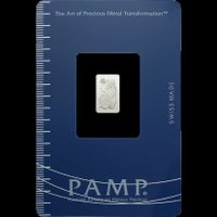 1 gram Palladium Bar - PAMP Suisse Lady Fortuna