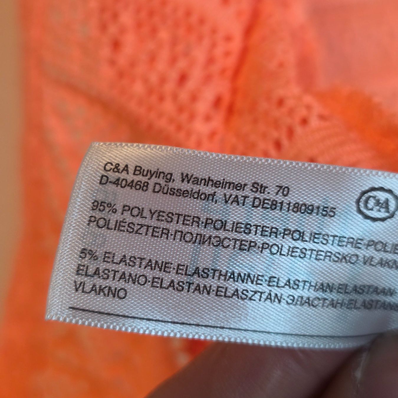 C&A Top: C&A Neon Top transparent offen S – Usato da Wald ZH venduto da CapLux 3