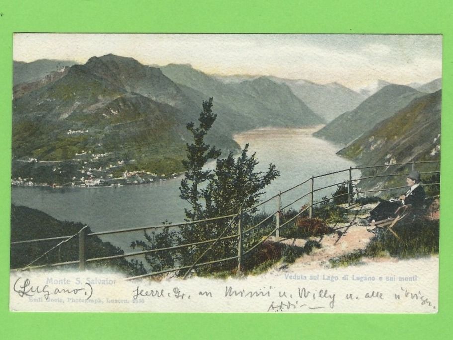 Ansichtskarten: Monte S.Salvatore – Gebraucht aus Zürich von t24_de