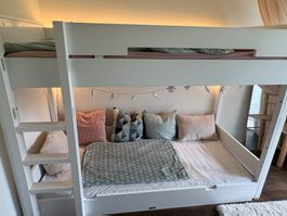 Bopita «Combiflex» Halbhochbett inkl. Umbau-Set für Hochbett
