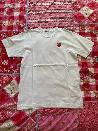 T-shirt Comme des Garcons Play blanc L