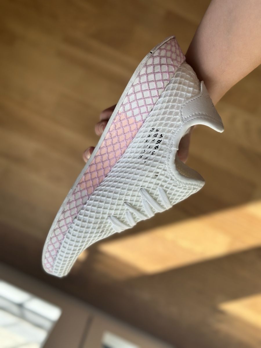 Scarpe da uomo: Adidas Damenschuhe Weiss-Rosa – Nuovo (secondo la descrizione) da Basel venduto da FatmaCan52 2