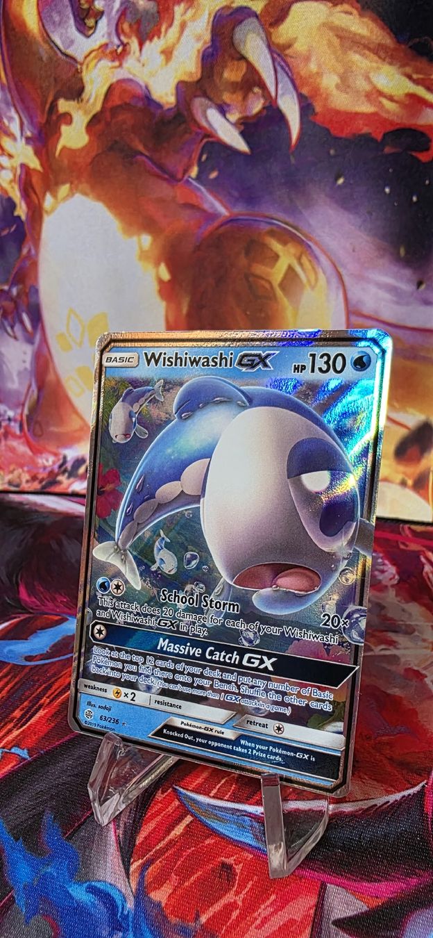 Pokémon Carte collezionabili: Wishiwashi GX 63/236 Cosmic Eclipse CEC – Nuovo (secondo la descrizione) da Frutigen venduto da Sinnohan_Zorua 1