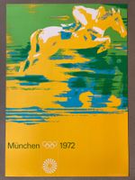 Plakat Poster A0 Format Olympia München 1972 Reiten