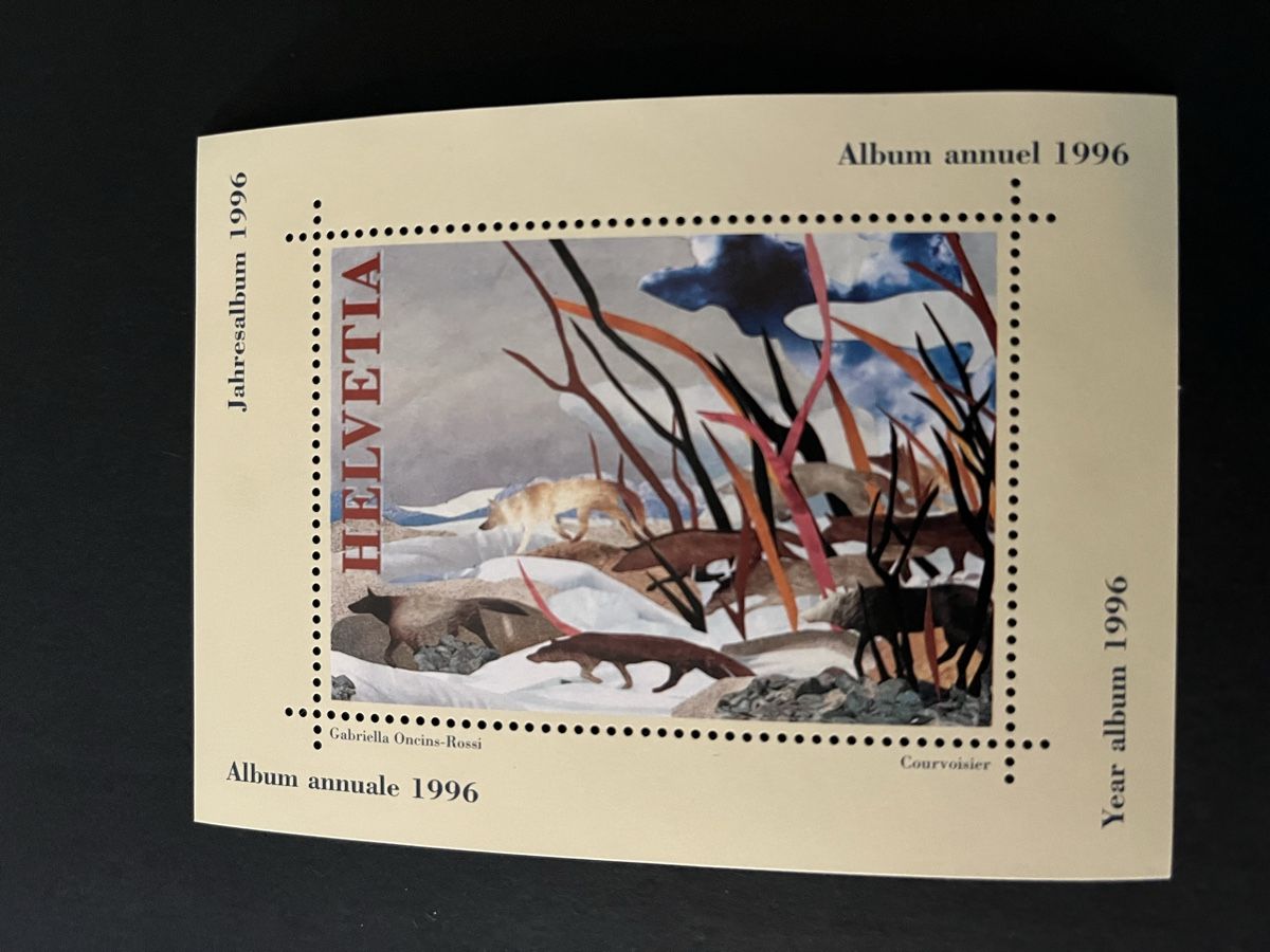 Vignette autostradali: Vignette aus Jahrbuch Schweizer Briefmarken 1996 – Nuovo (secondo la descrizione) da Illnau venduto da Django18