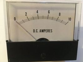 Drehspulinstrument 0-10A DC