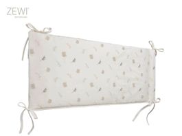 Babybett   Schutz/Umrandung mit Bärchen Motiv
