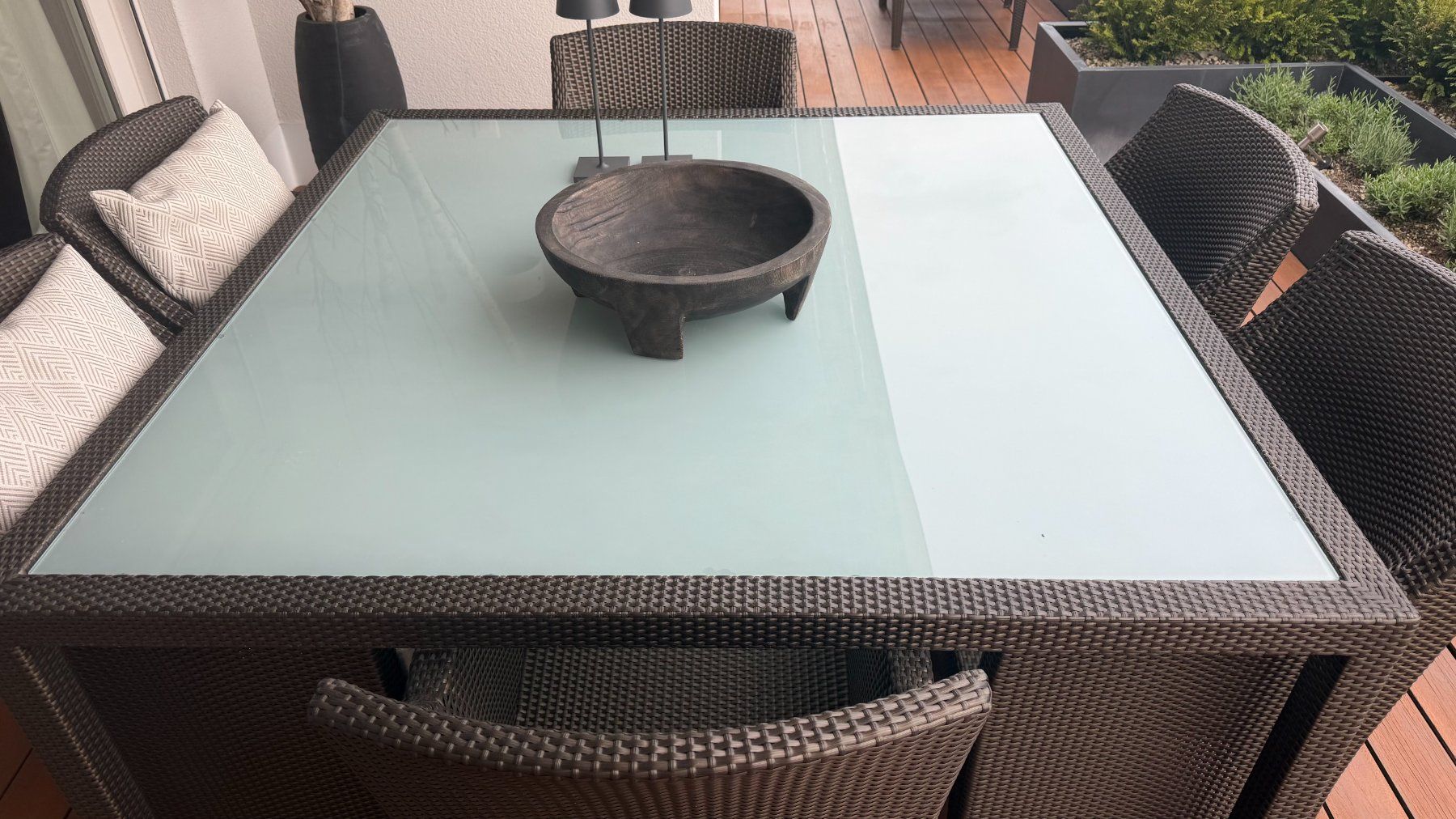 Dedon Set di tavolo e panche: Original Dedon Essgruppe Modell Barcelona – Usato da Jona venduto da HBD-Home 3