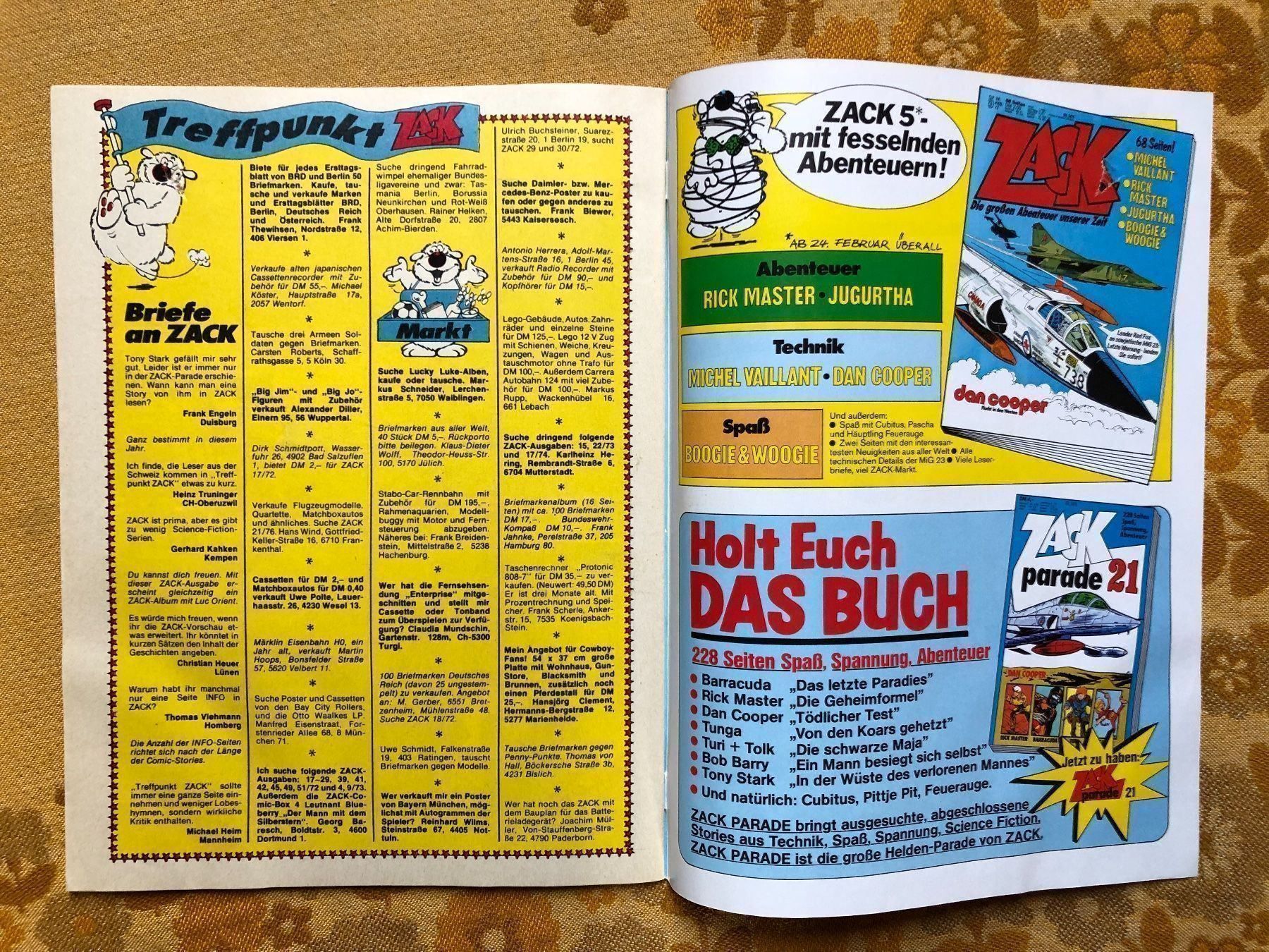 Comics: Zack Heft Nr 4 von 1977 – Gebraucht aus Endingen von nathan05 8