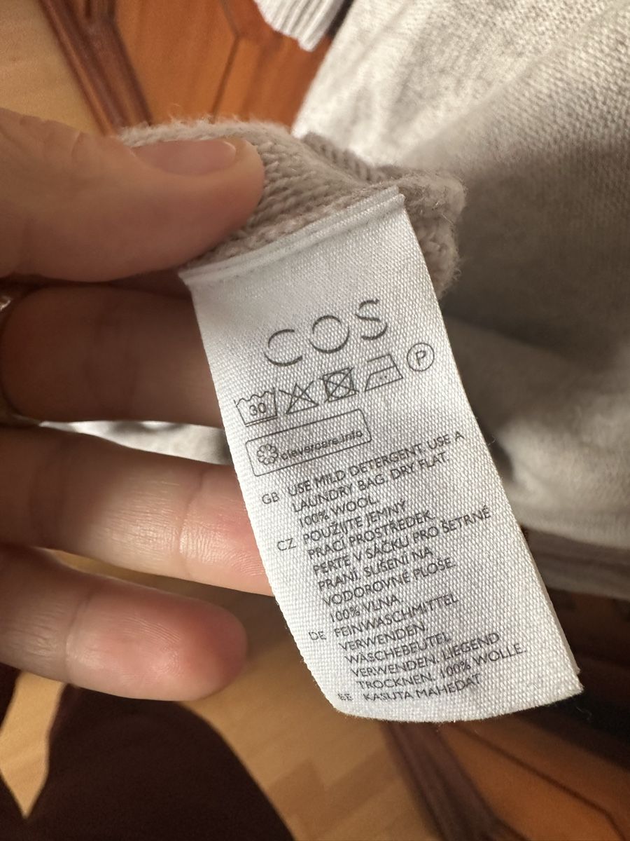Cos Vestiti: COS Strickkleid beige/hellgrau 100% Wolle – Nuovo (secondo la descrizione) da Kreuzlingen venduto da Kimse2000 5
