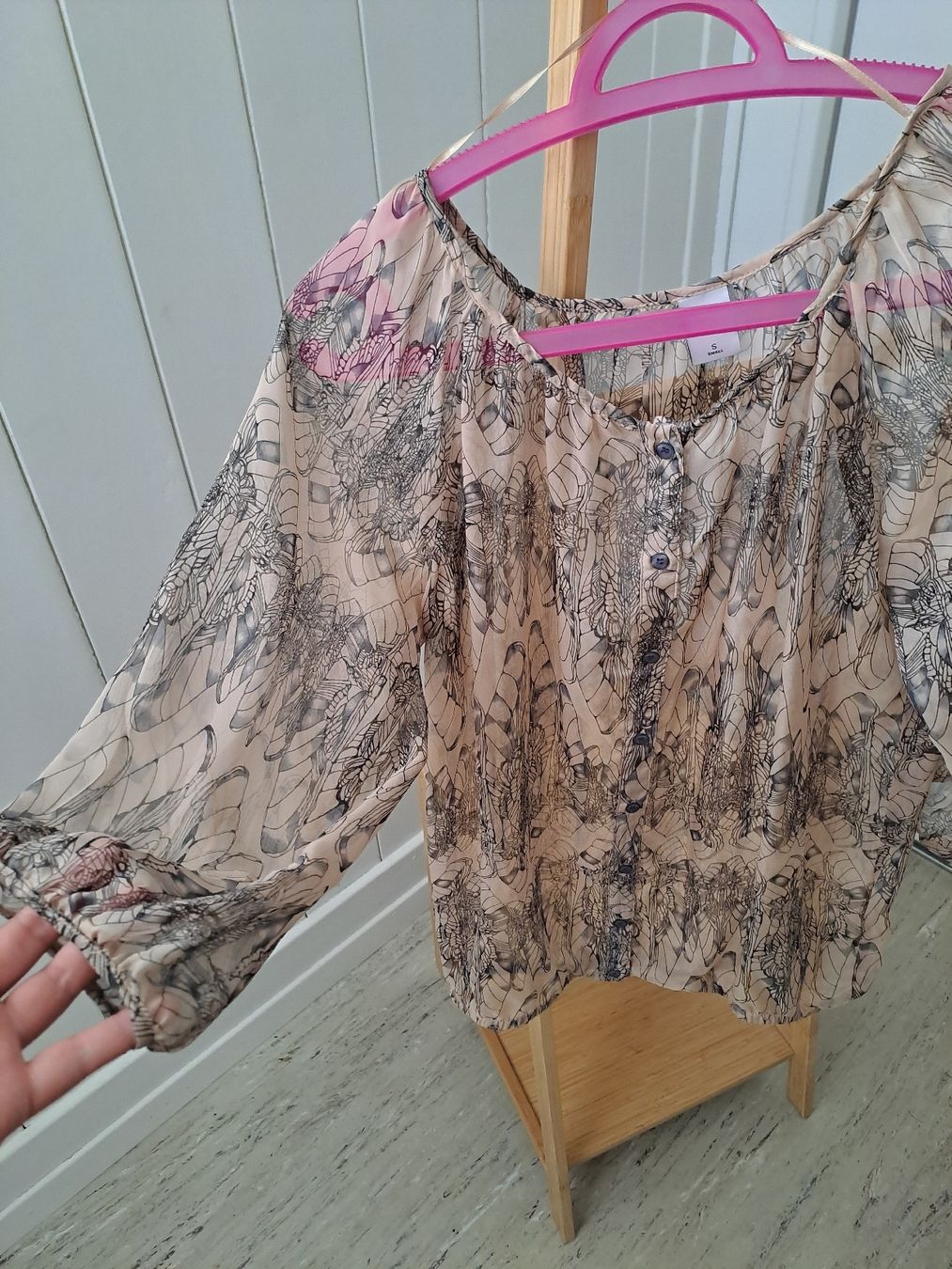 Zebra Blusen: Damen Bluse zebra Grösse S  transparent – Gebraucht aus Rickenbach LU von bishiida 1