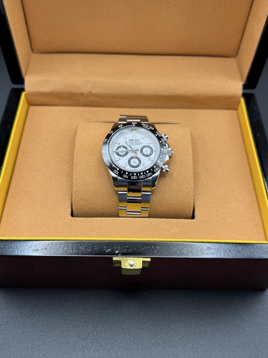 Orologi: Seitona Panda Chronograph white – Nuovo e nell'imballaggio originale da Arnegg venduto da watch-shop 5