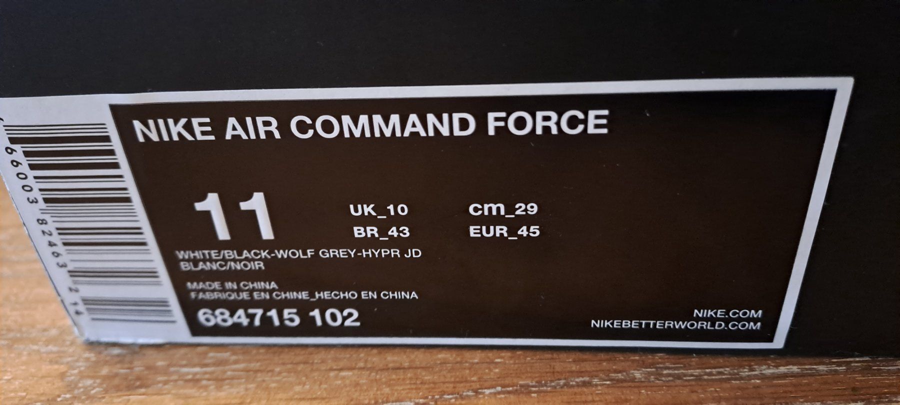Nike Herrenschuhe: Nike air Command Robinson de 2014 – Gebraucht aus Genève von lolo1232 5