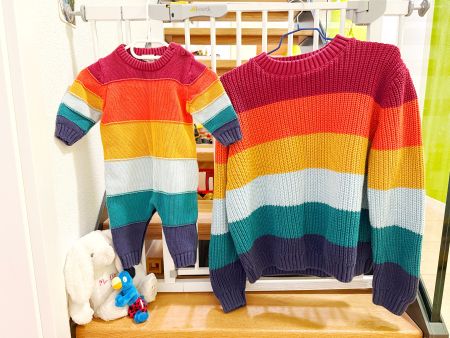 Mama Baby Partnerlook (Overall & Pullover), Gr. 68-74 / M