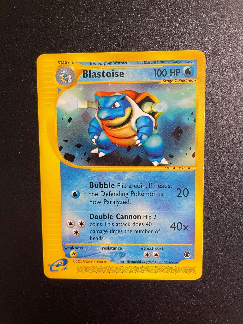 Pokémon Carte collezionabili: Pokémon Expedition Blastoise 36/165 – Usato da Zürich venduto da kev_c5cb