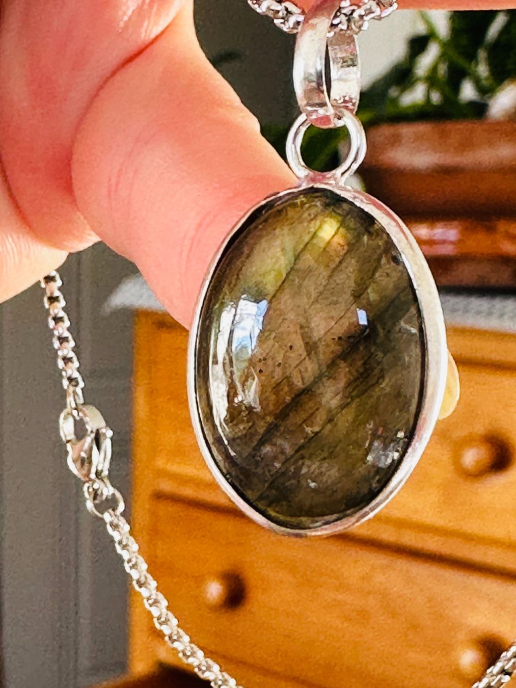 Catenine: Labradorite Gemstone Handmade Jewelry necklace – Nuovo e nell'imballaggio originale da Genève venduto da AGBERG 5