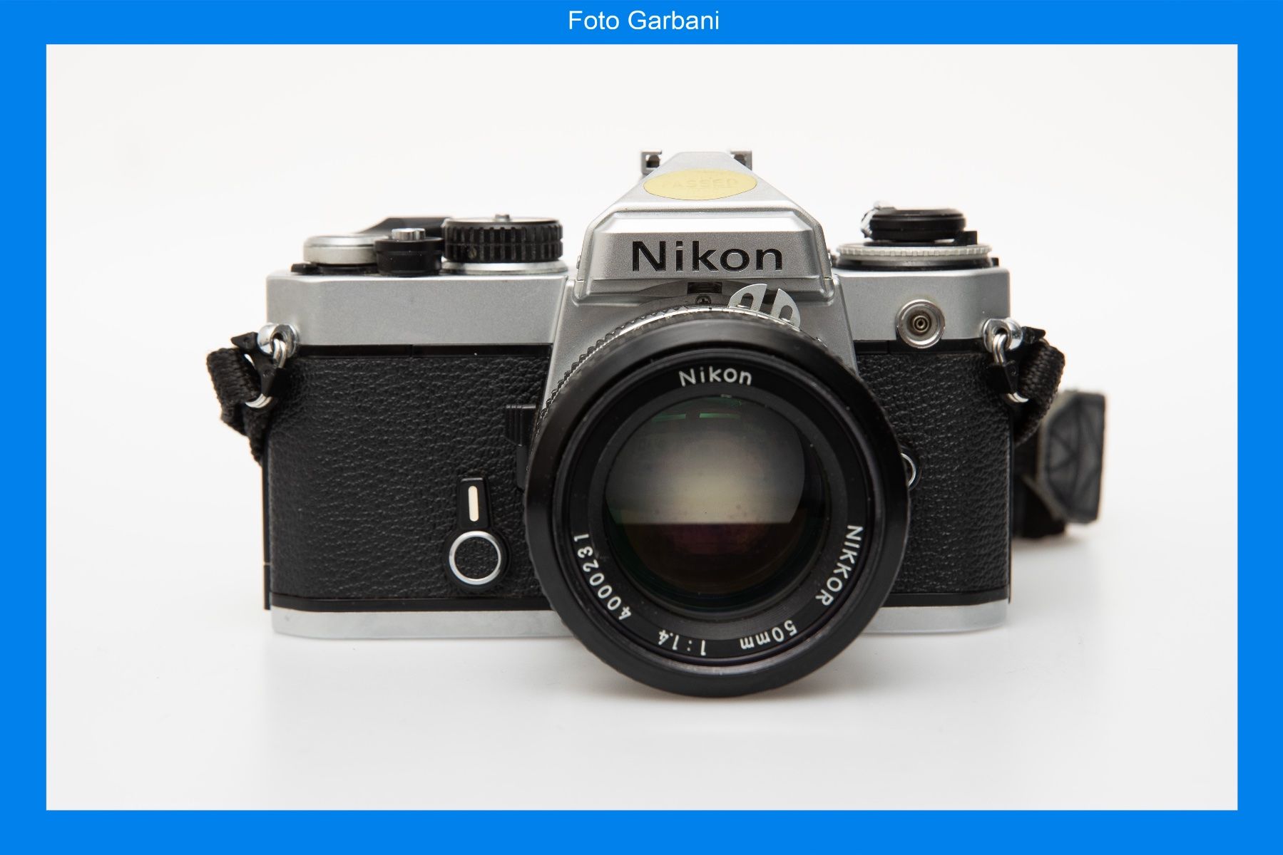 Nikon Fotocamera: Nikon FE con 50mm f1.4 – Usato da Muralto venduto da FotoGarbani