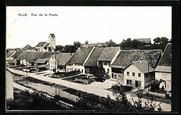 Cartes postales: AK Alle, Rue de la Poste – D'occasion à Berlin par bartko-reher