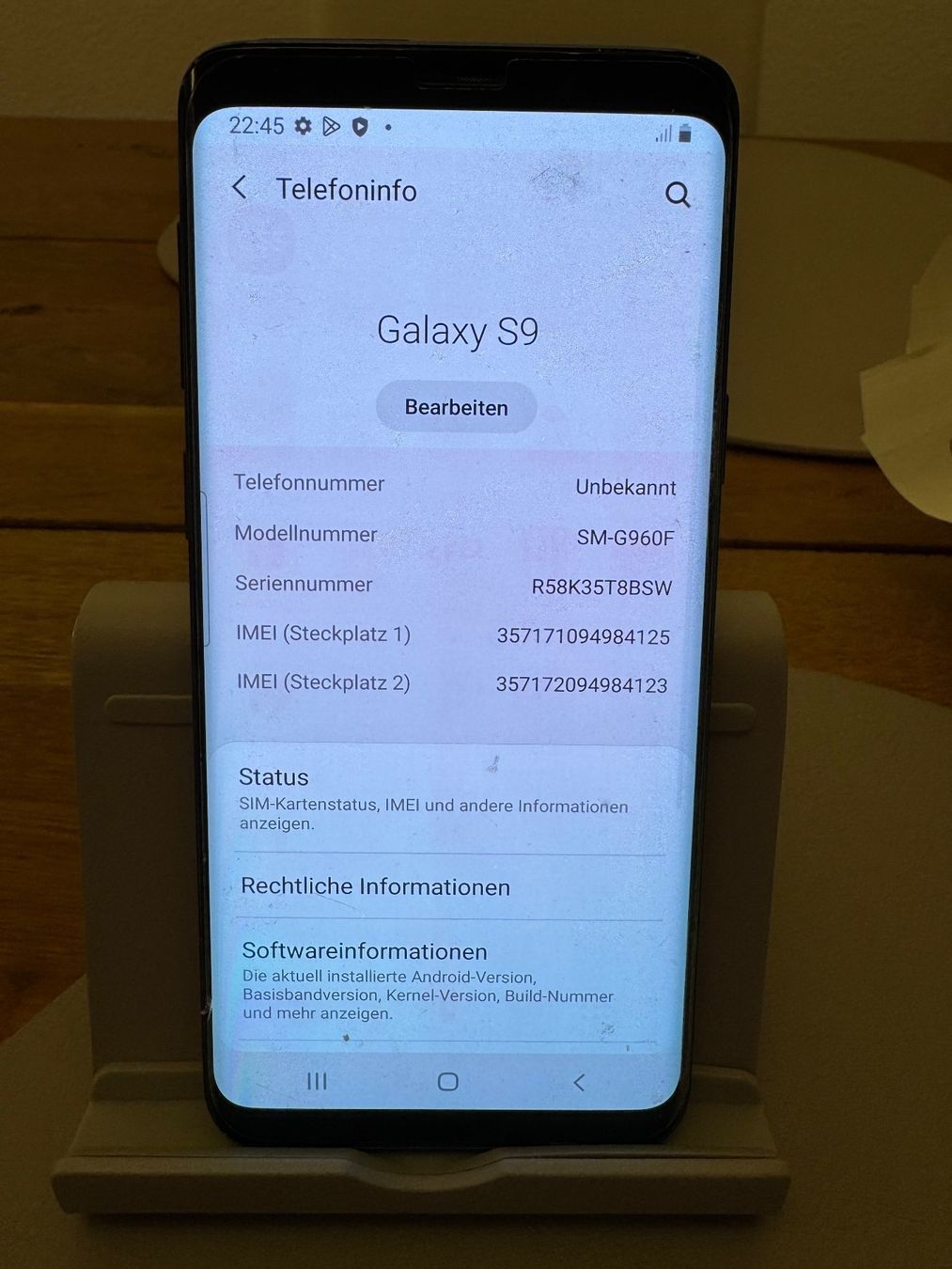 Samsung Handys / Smartphones: Samsung Galaxy S9 – Defekt aus Adliswil von Busys 1