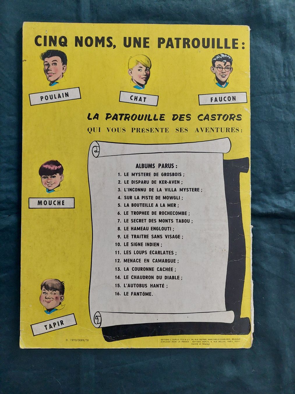 BD: La Patrouille Des Castors Ed. 1970 BE – D'occasion à Genève par Blu_BD 1