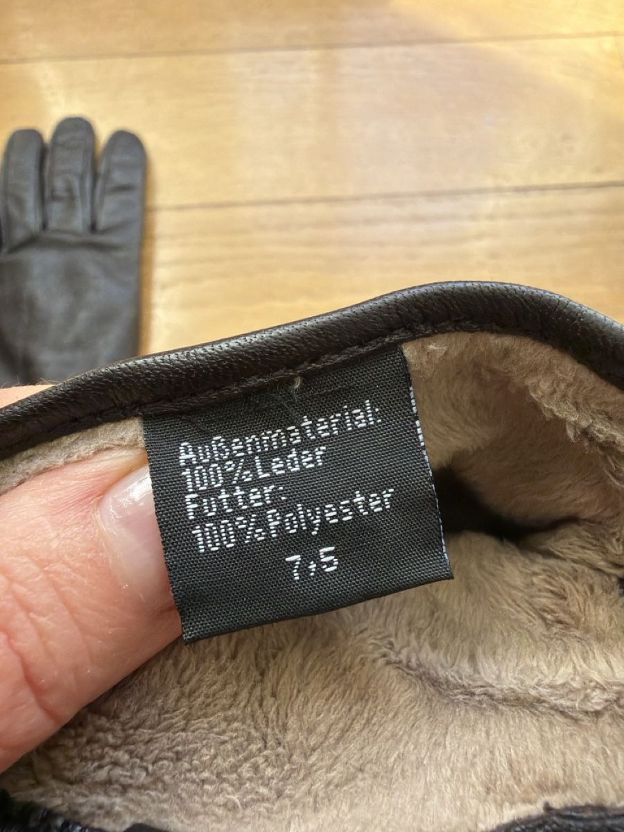 Guanti & manicotti: Vintage Lederhandschuhe Grösse 7.5 – Usato da Basel venduto da Wotan 2