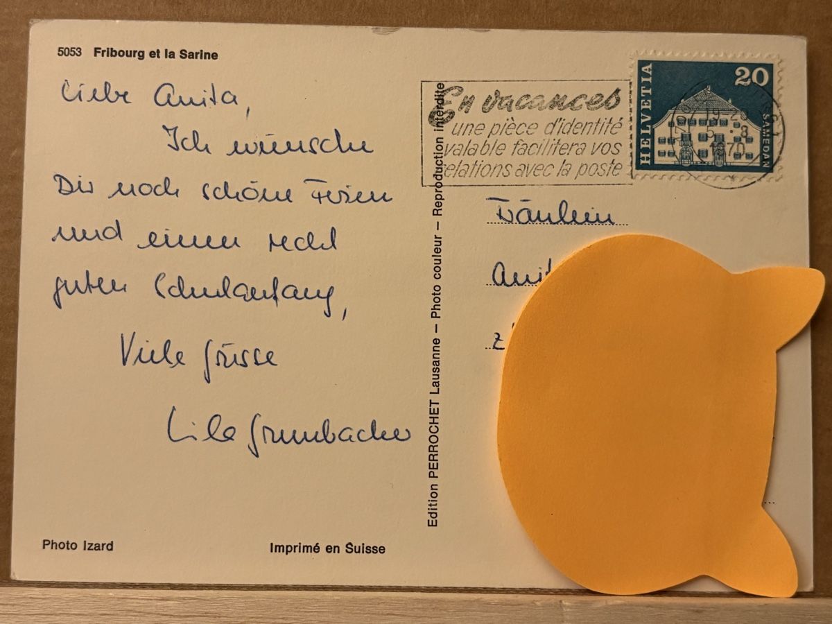 Cartoline postali: AK von Fribourg – Usato da Rümlang venduto da Kartenpost1 1