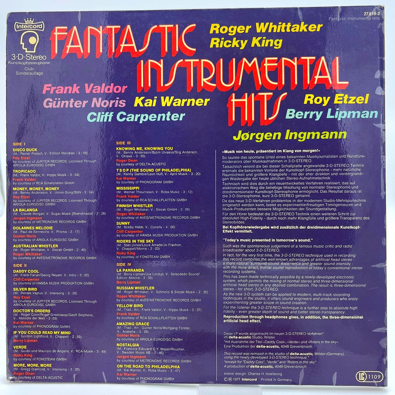 Dischi in vinile: Fantastic Instrumental Hits - 2 LP 1977 – Usato da Häusernmoos venduto da platten-teller 1