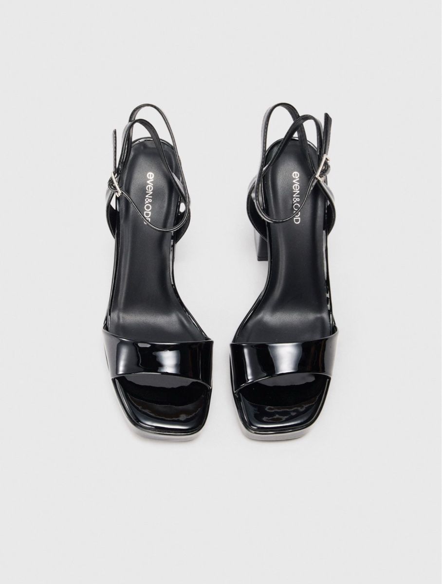 Scarpe da donna: High Heel Platform Sandals Black Patent Size 36 – Usato da Basel venduto da yyyyyyy20 2