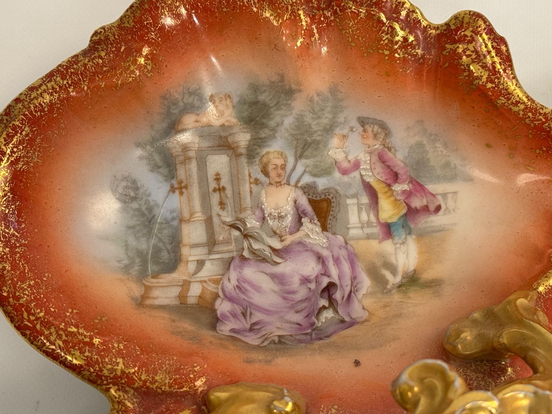 Ciotole: Porzellan Prunkschale mit Golddekor – Usato da Itingen venduto da uhu777 2